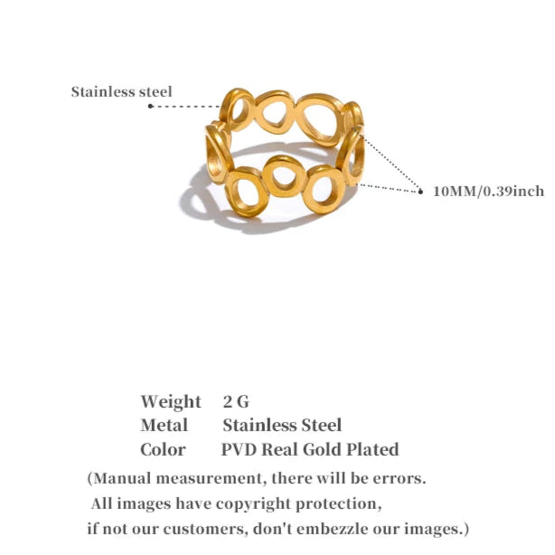 Minimalist Hollow Round Ring