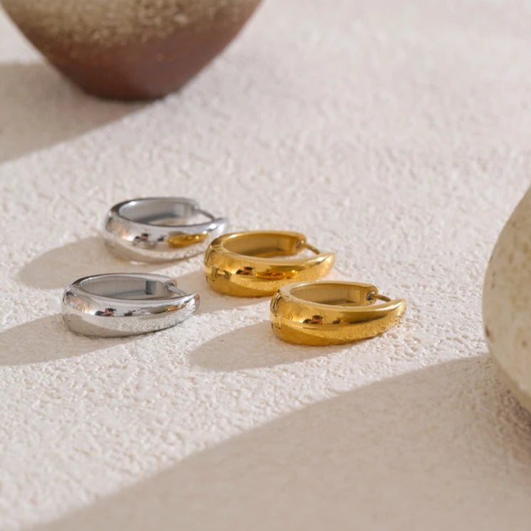 U-Shape Hoop Earrings
