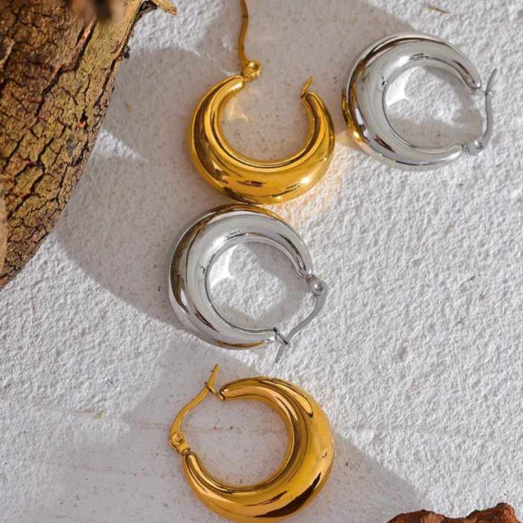 Geometric Hoop Earrings