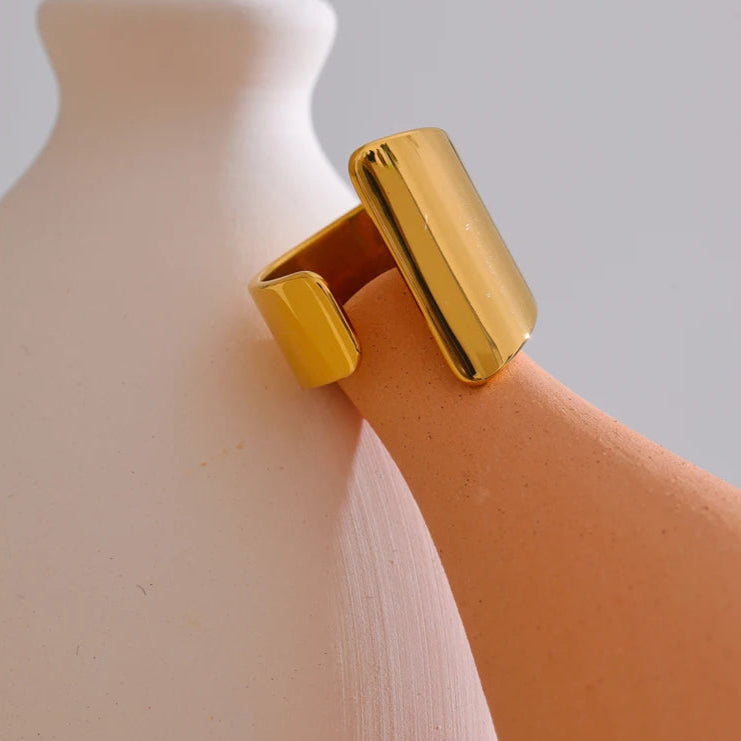 Wide Open Band Ring