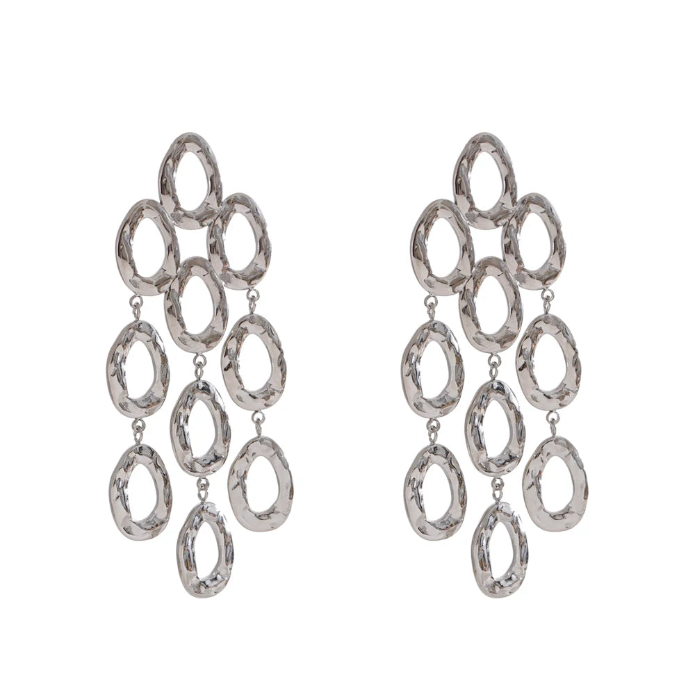 Geometric Drop Dangle Statement Earrings