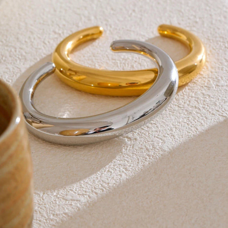 Bold Gold Cuff Bracelet