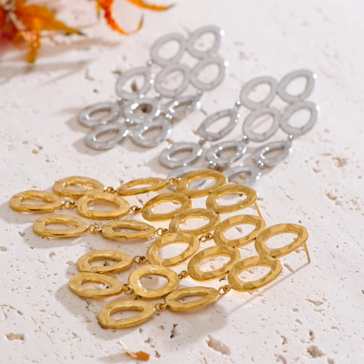 Geometric Drop Dangle Statement Earrings