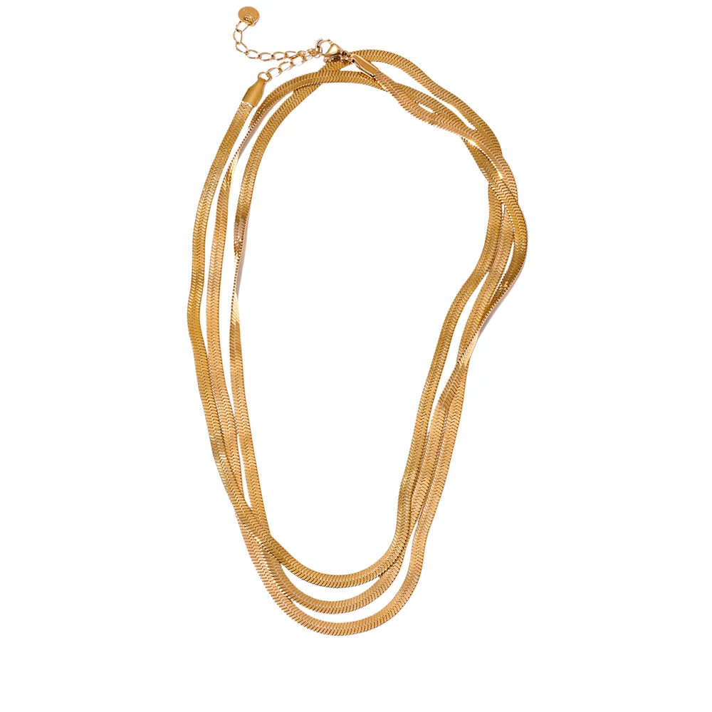 Flat Snake Chain Necklace