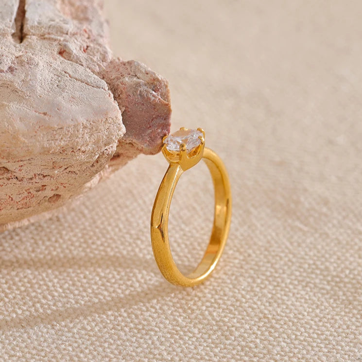 AAA Cubic Zirconia Classic Ring
