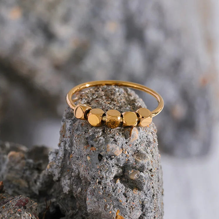 Square Beads Ring