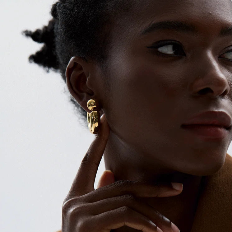 Nova C Hoop Earrings