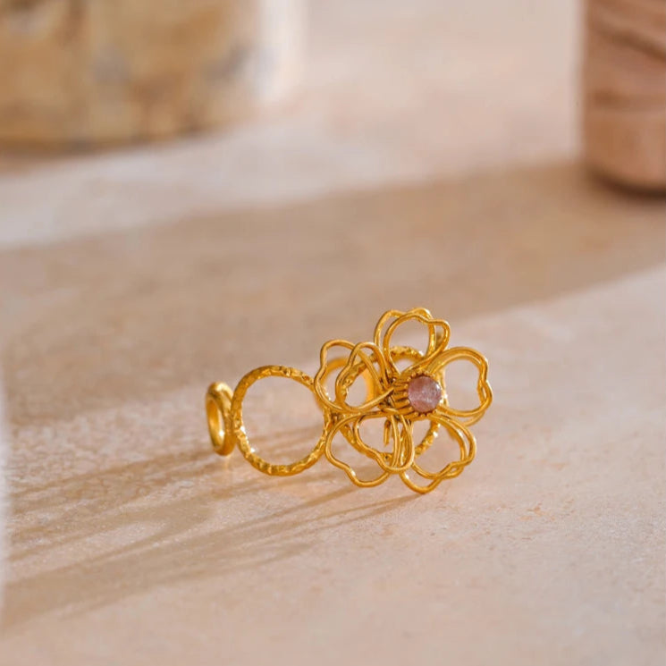 Hollow Flower Ring