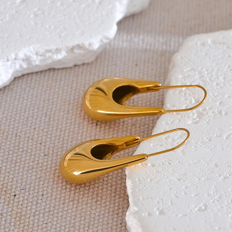 Geometric Statement Hoop Earrings
