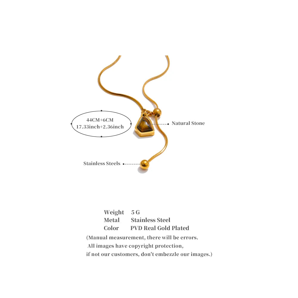 Tiger Eye Pendant Necklace