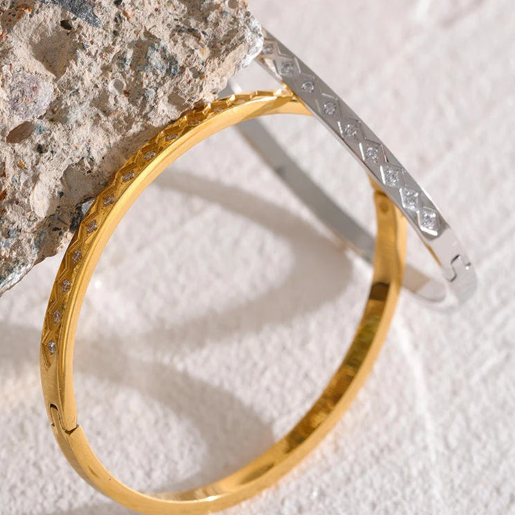Bangle With Cubic Zirconia