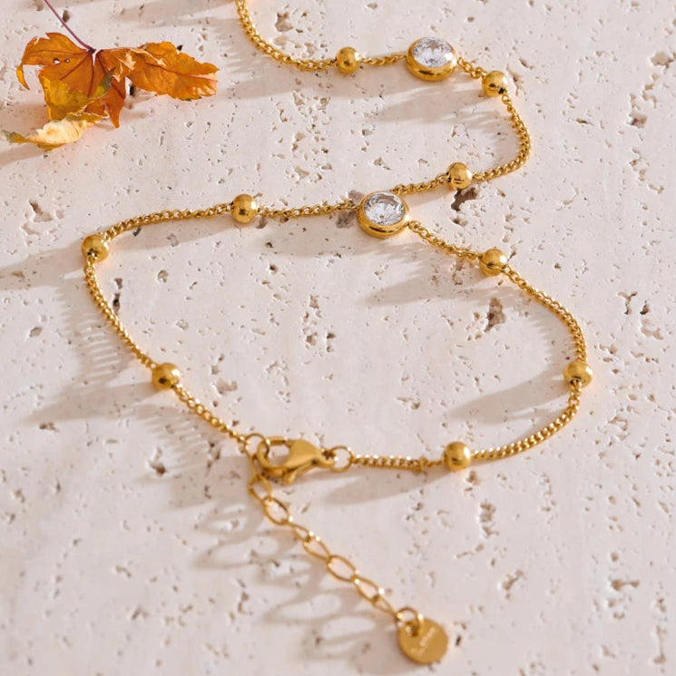 Hand Chain Bracelet with Finger Ring