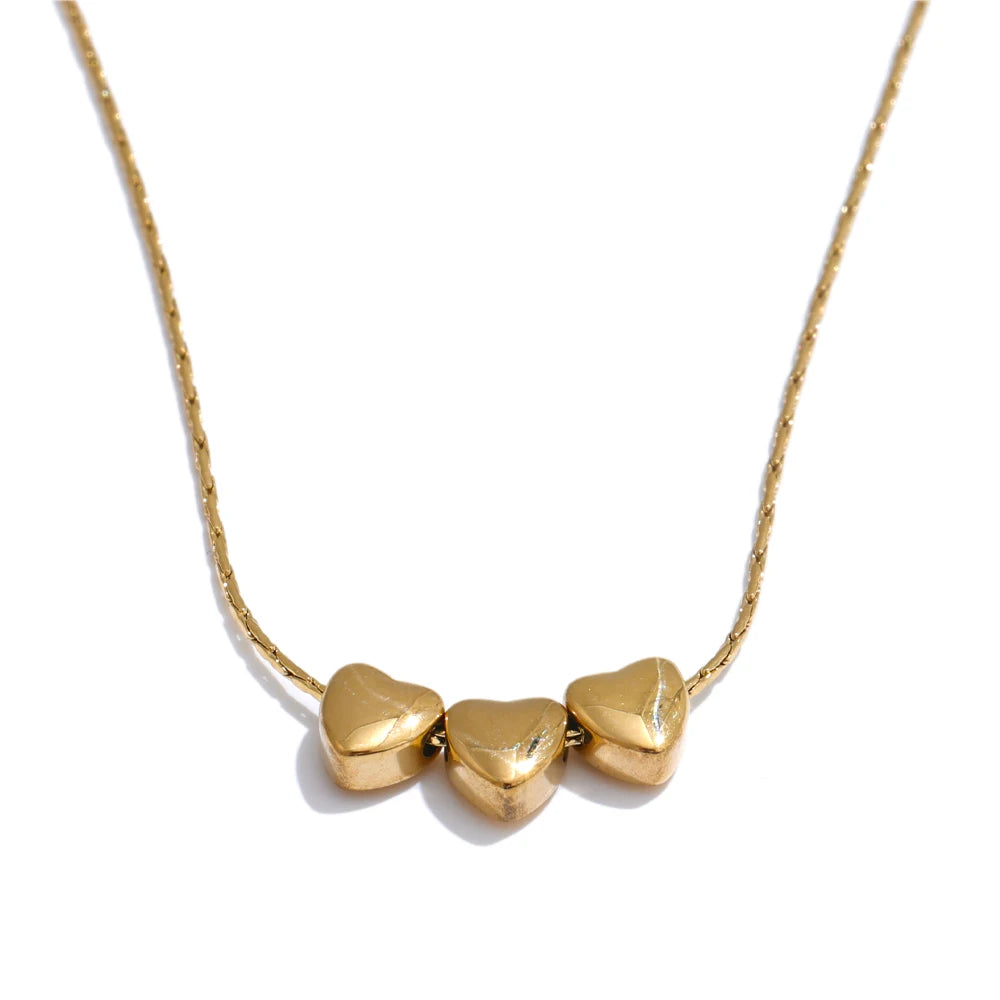 Smooth Heart Pendant Necklace