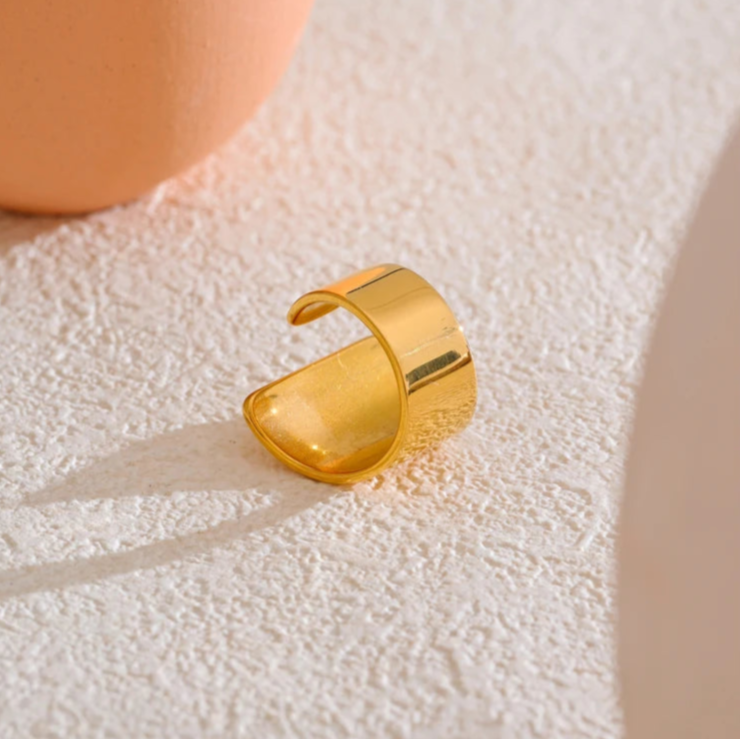Wide Open Band Ring