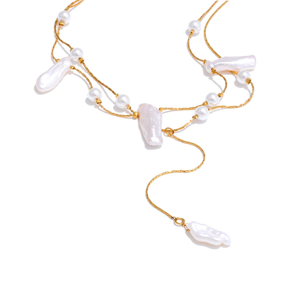 Isla Baroque Pearl Necklace