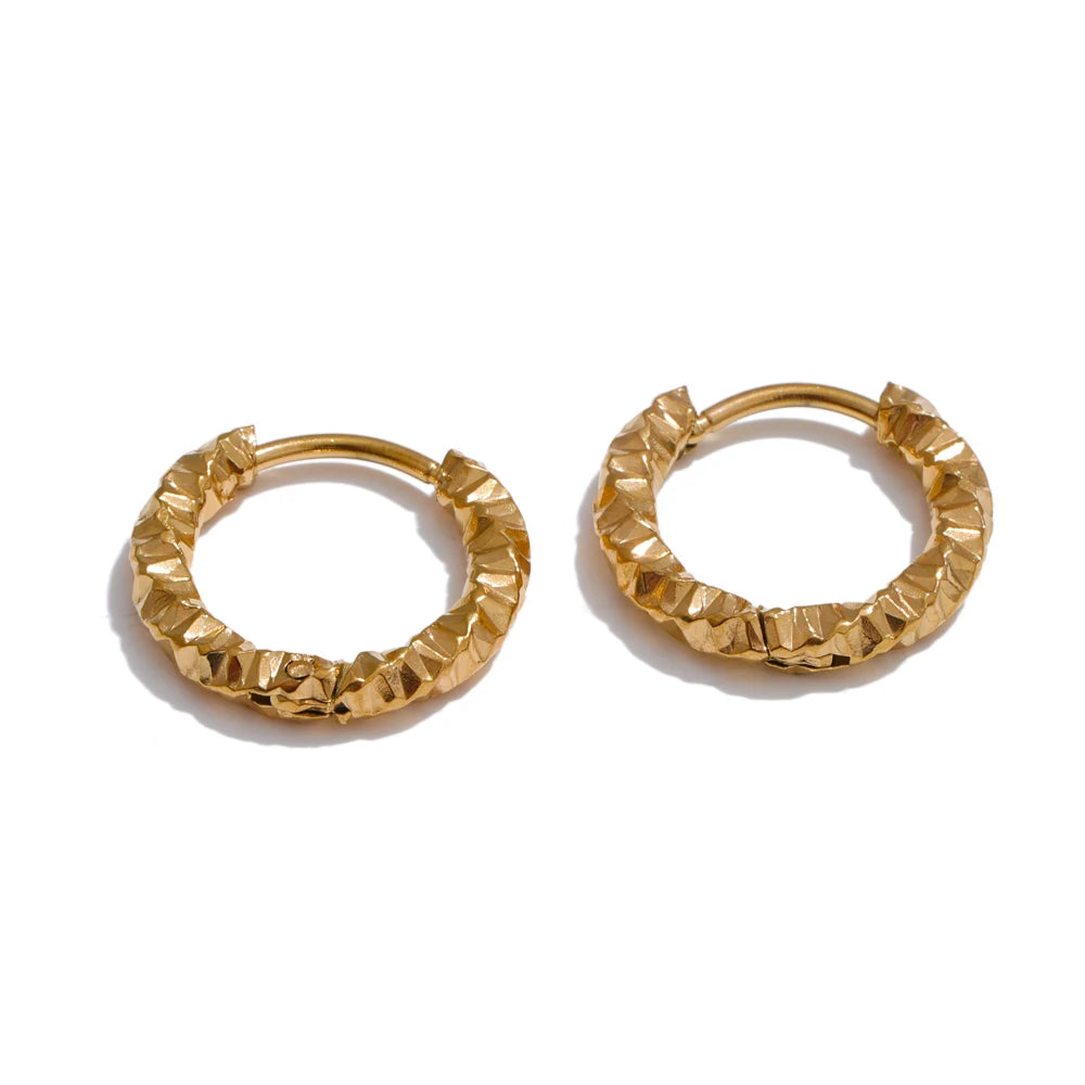 Classic Round Hoop Earrings