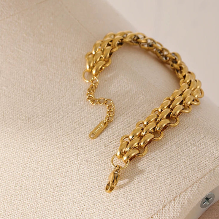 Cuban Chain Charm Bracelet
