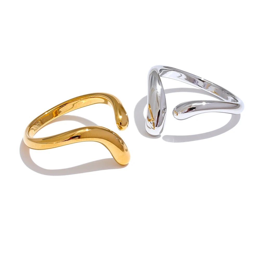 Minimalist Adjustable Open Ring