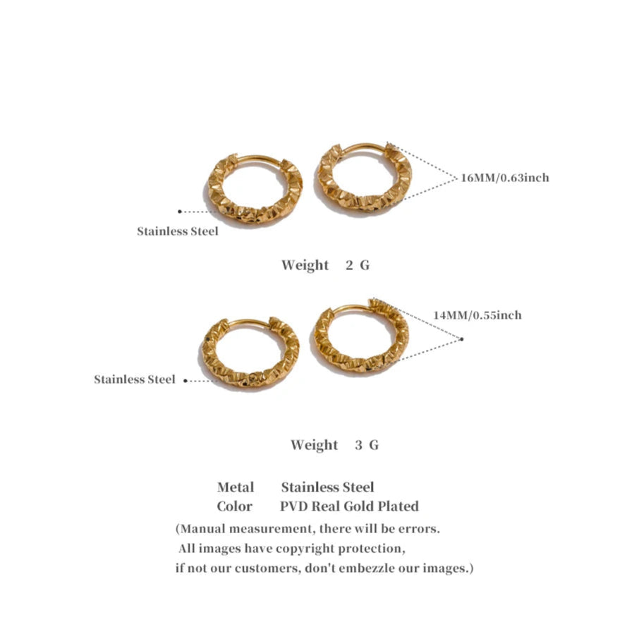 Classic Round Hoop Earrings