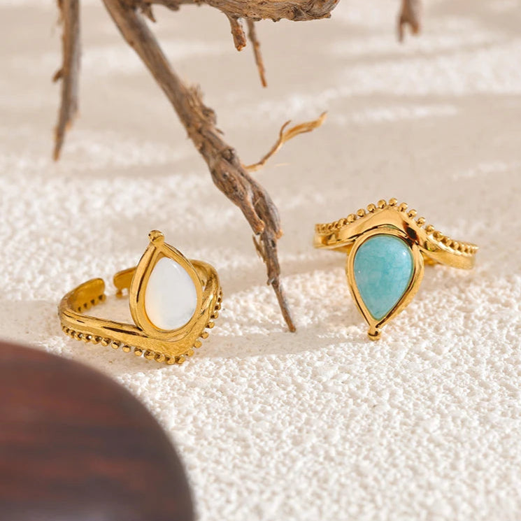 Auro Amazonite Ring