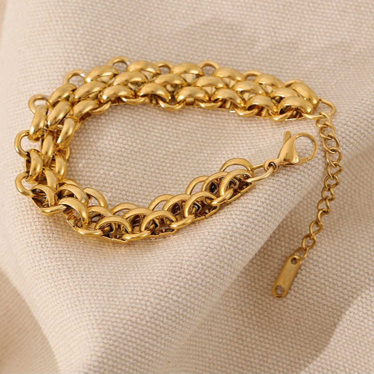 Cuban Chain Charm Bracelet
