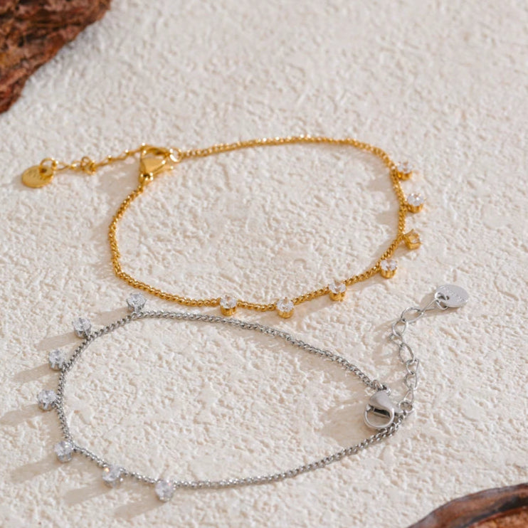 Luna CZ Chain Bracelet