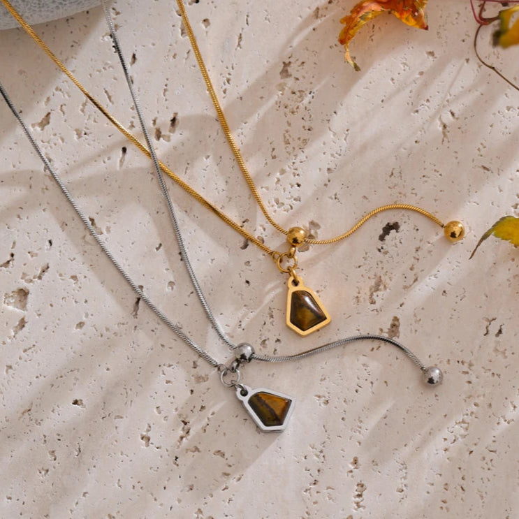 Tiger Eye Pendant Necklace