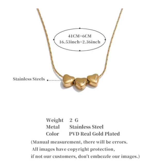 Smooth Heart Pendant Necklace