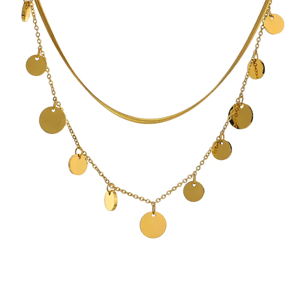 Coin Pendant Necklace