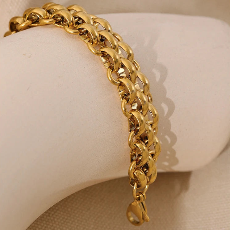 Cuban Chain Charm Bracelet