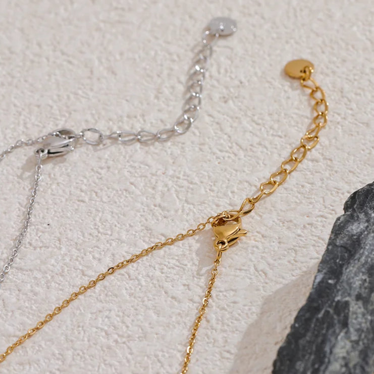 Thin Gold Long Chain Necklace