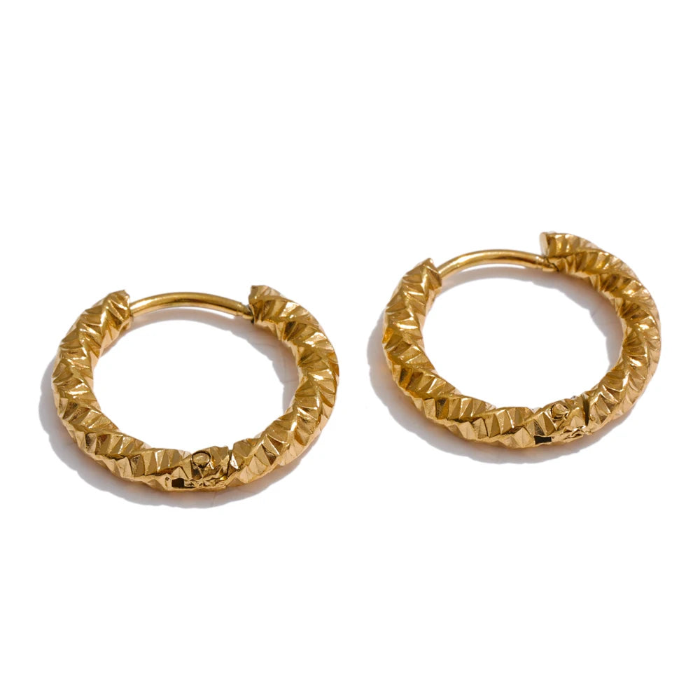 Classic Round Hoop Earrings