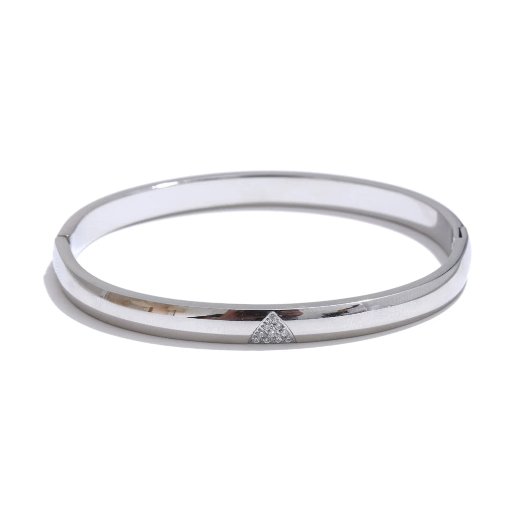 Exquisite Zircon Round Bangle