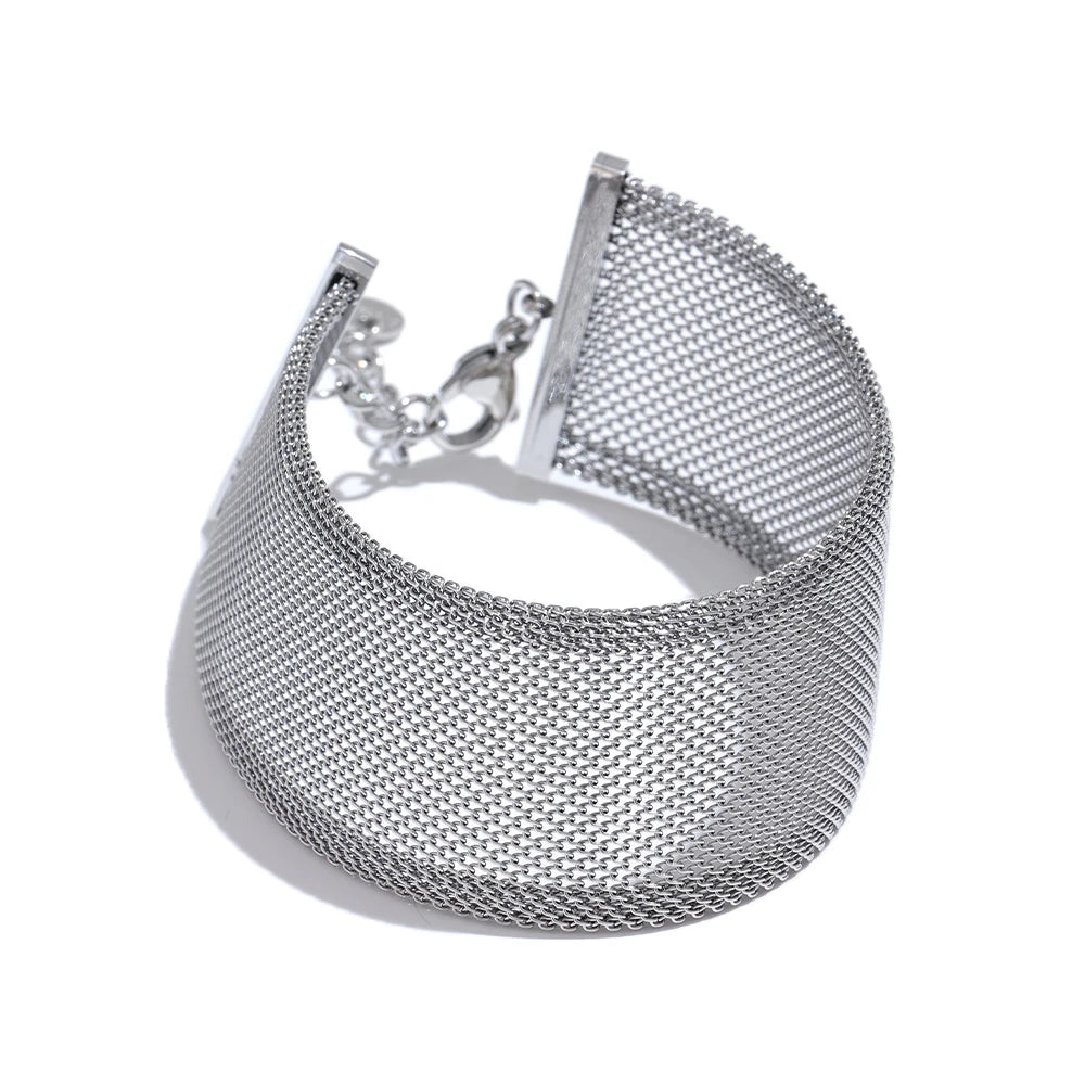 Wide Choker Necklace & Bracelet Set
