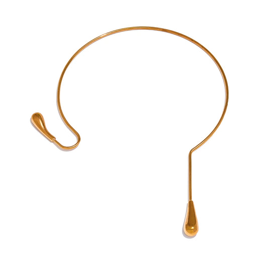 Aeris Open Torque Necklace