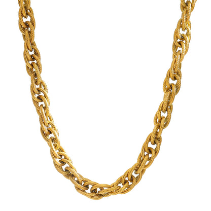 Textured Chain Necklace