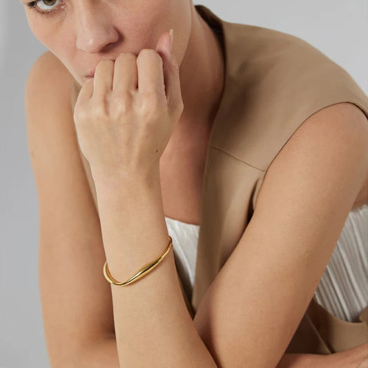 Minimalist Open Cuff Bracelet