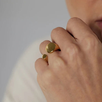 Gold Rope-Style Ring