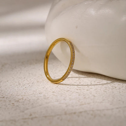 Ring with Cubic Zirconia
