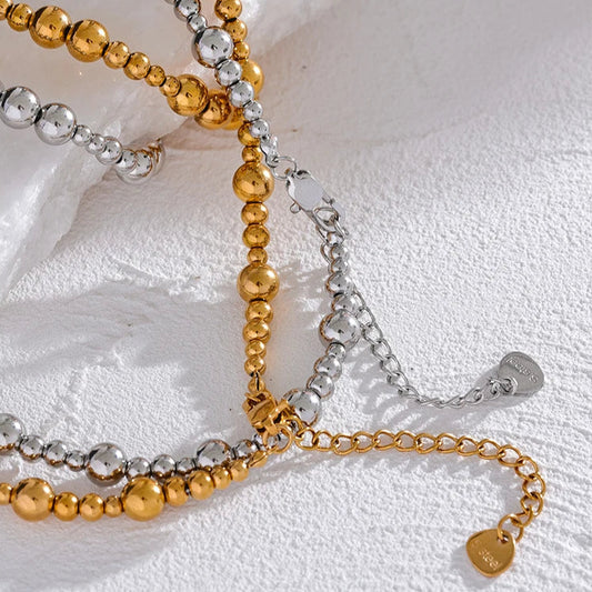 Minimalist Beaded Choker Necklace