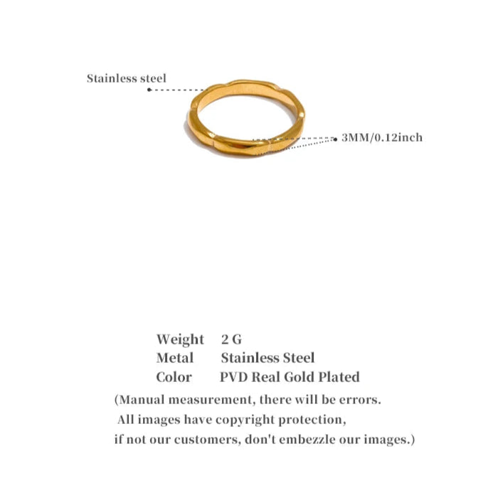 Minimalist Thin Casting Ring