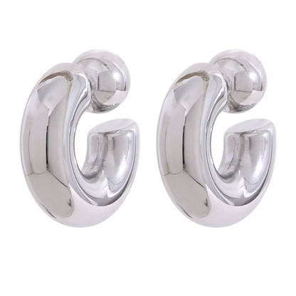 Nova C Hoop Earrings