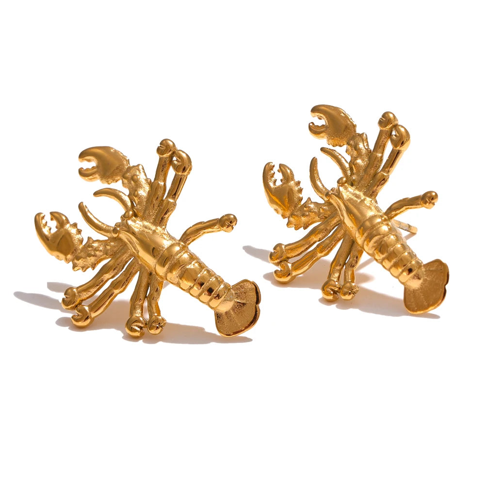 Crayfish Stud Earrings