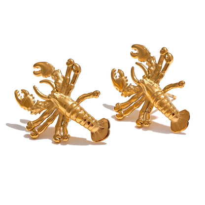 Crayfish Stud Earrings