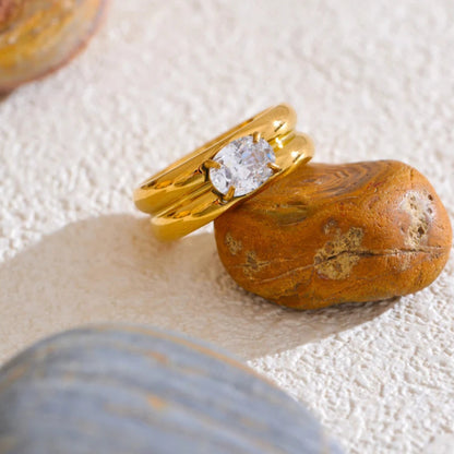 Elegant Cubic Zirconia Ring