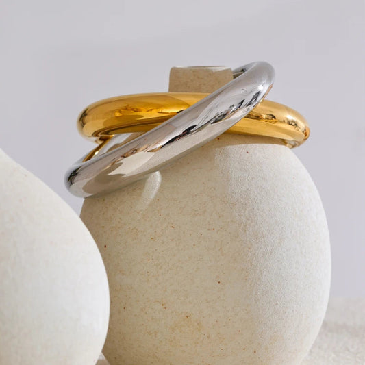 Bold Gold Cuff Bracelet