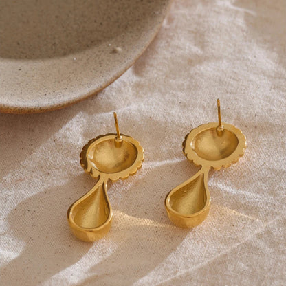 Water Drop Stud Earrings