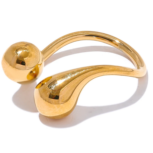 Water Drop Shape Ring