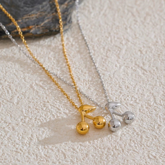 Cherry Pendant Necklace