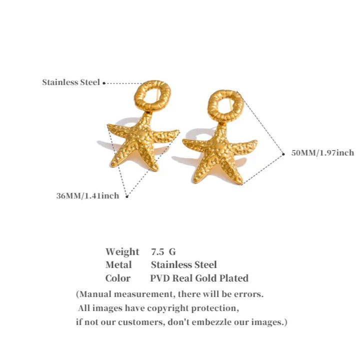 Starfish Earrings